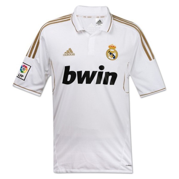 Camiseta Real Madrid Replica Primera Ropa Retro 2011/12 Blanco